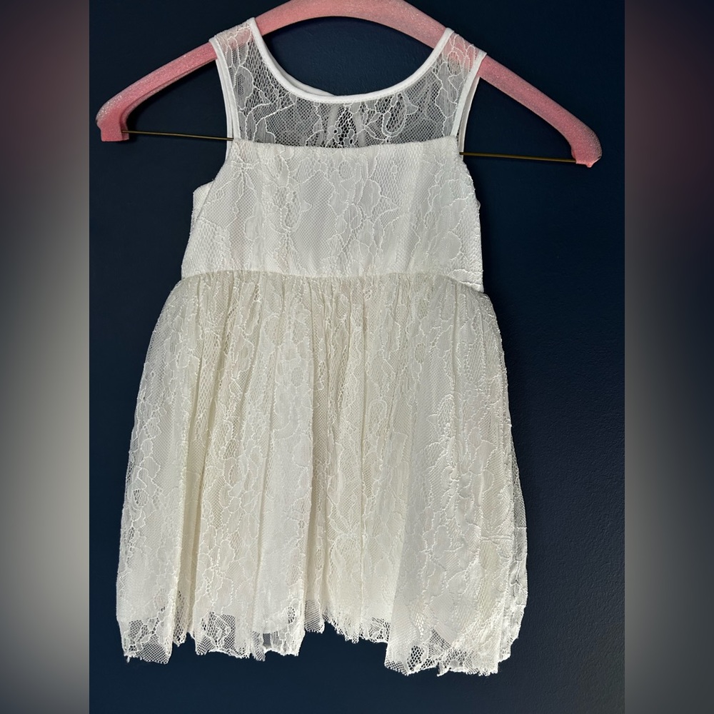 David’s Bridal flower girl dress 2T